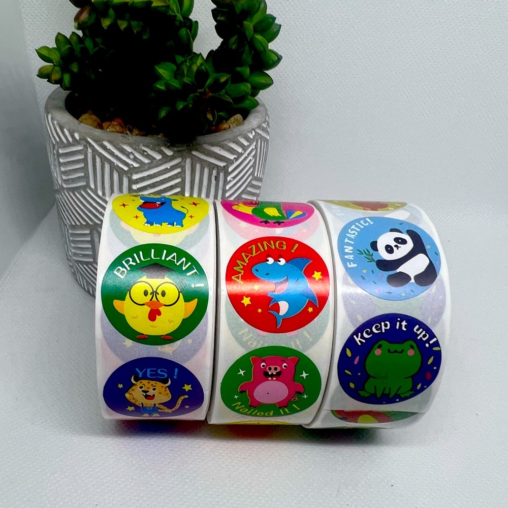 1500 Reward Stickers Perfect for Teachers and Classrooms